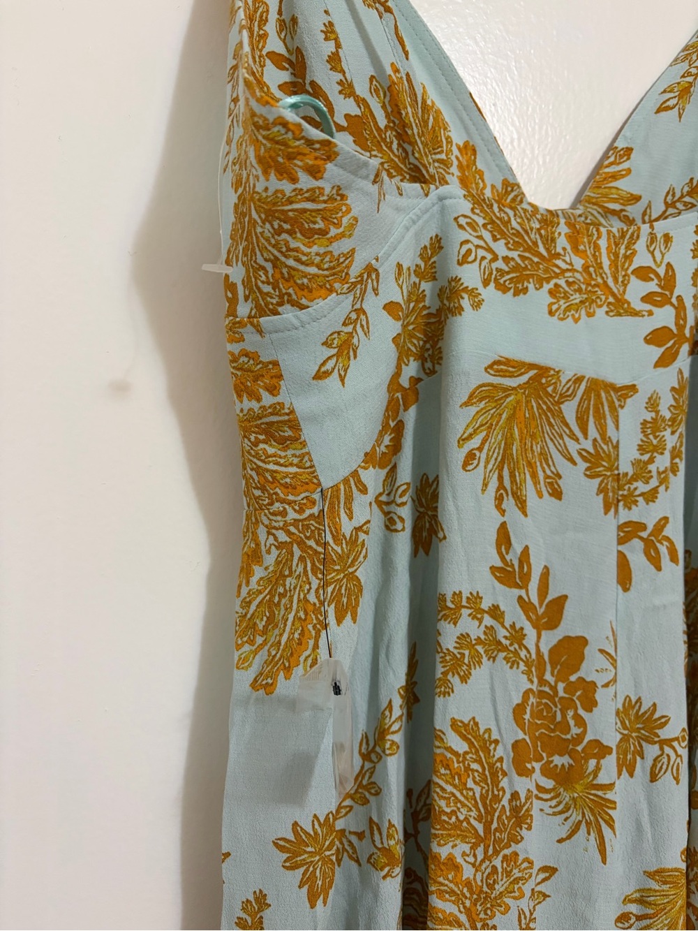 Free People Be The One Boho Floral Print Wide Leg Jumpsuit - Picture 9 of 11